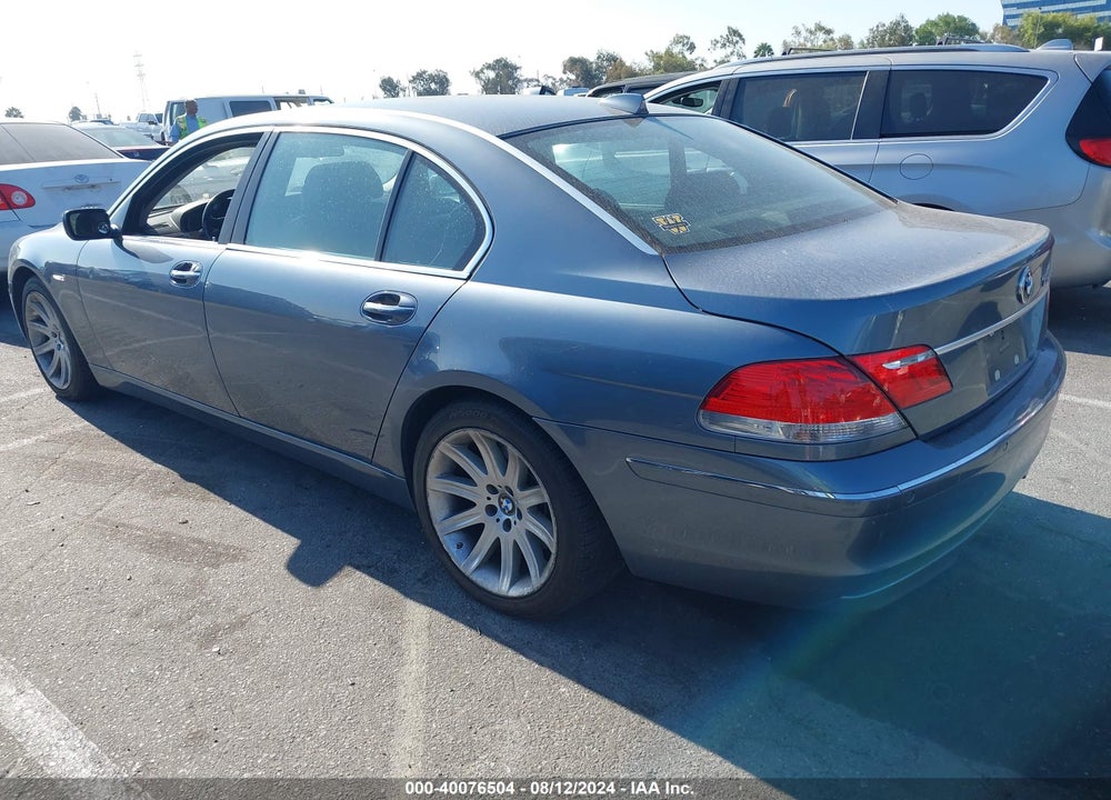2006 BMW 750LI VIN: WBAHN83516DT60967