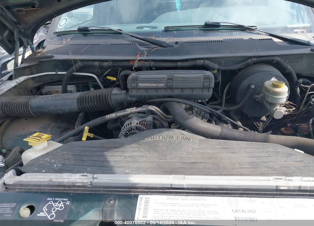 2001 DODGE RAM 1500 ST VIN: 3B7HF13Z21M260450