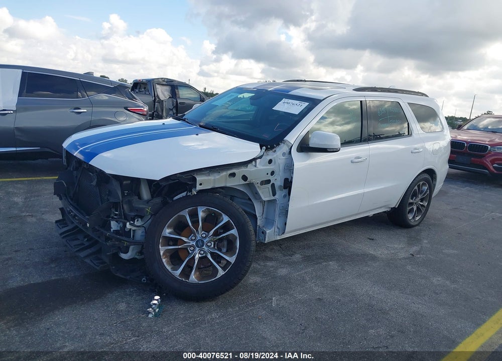 2019 DODGE DURANGO GT PLUS AWD VIN: 1C4RDJDG4KC722050