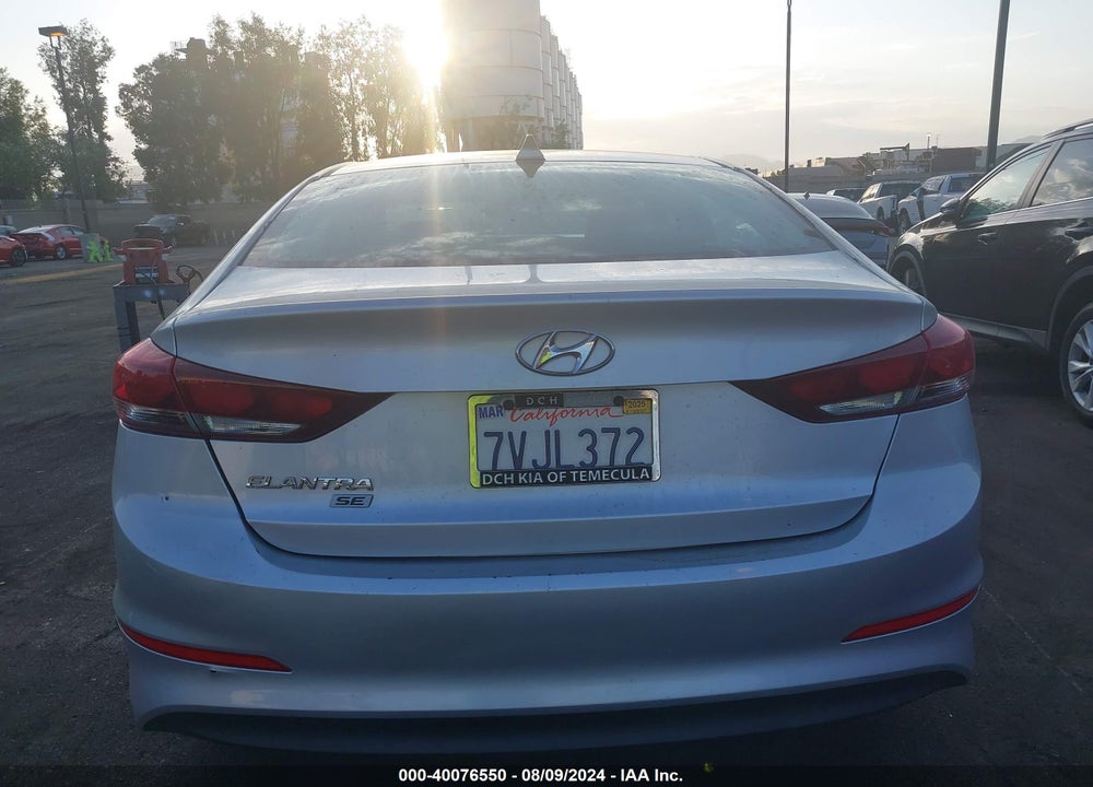 2017 HYUNDAI ELANTRA SE VIN: 5NPD74LF3HH180156