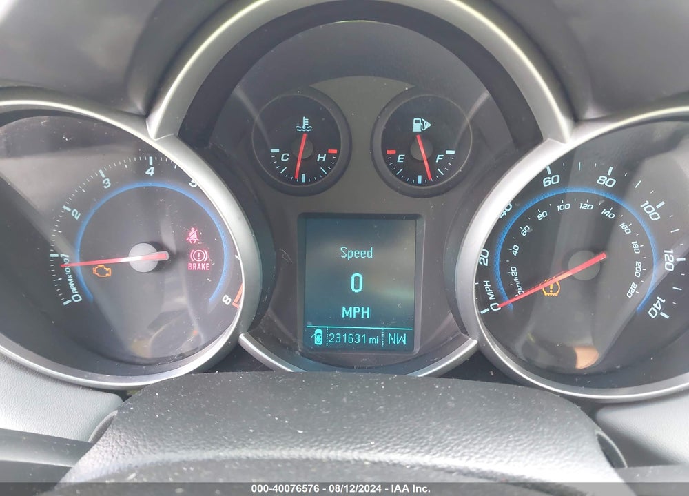 2012 CHEVROLET CRUZE LS VIN: 1G1PD5SH9C7124727