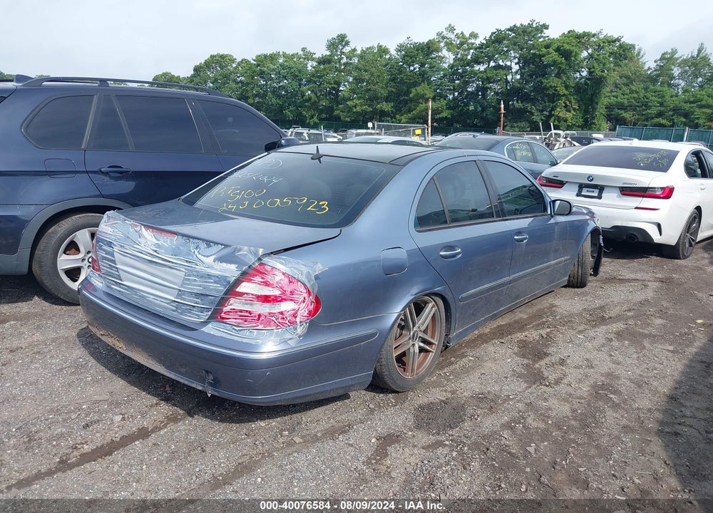 2006 MERCEDES-BENZ E 500 4MATIC VIN: WDBUF83J26X187985