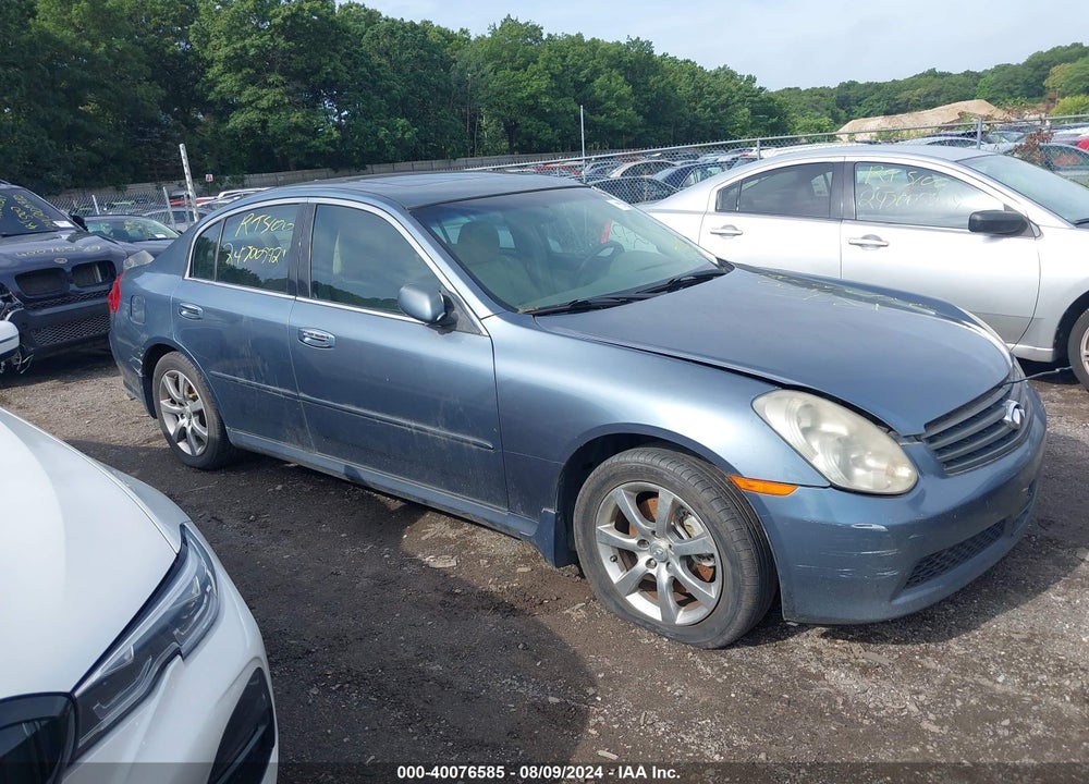 2006 INFINITI G35X VIN: JNKCV51F26M611534