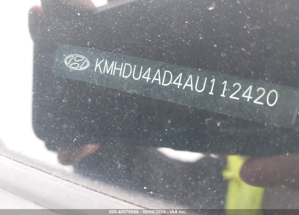 2010 HYUNDAI ELANTRA GLS VIN: KMHDU4AD4AU112420