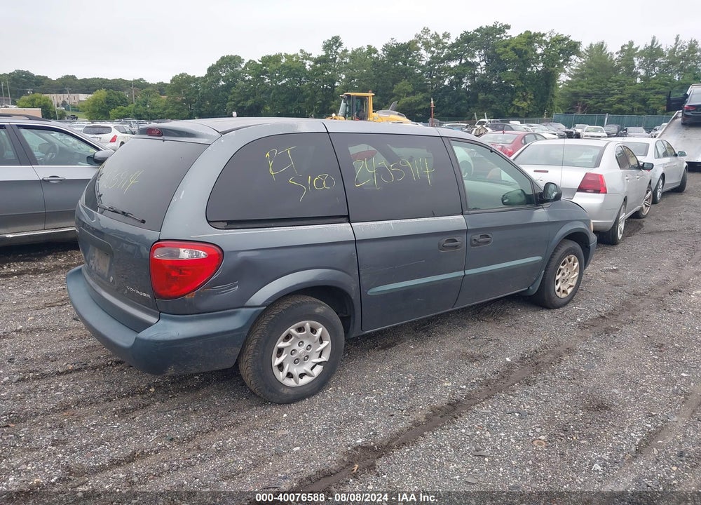 2002 CHRYSLER VOYAGER VIN: 1C4GJ253X2B631713