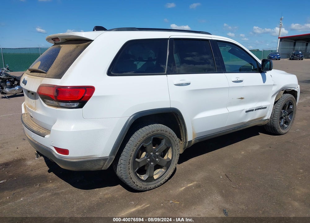 2018 JEEP GRAND CHEROKEE UPLAND 4X4 VIN: 1C4RJFAG4JC465125