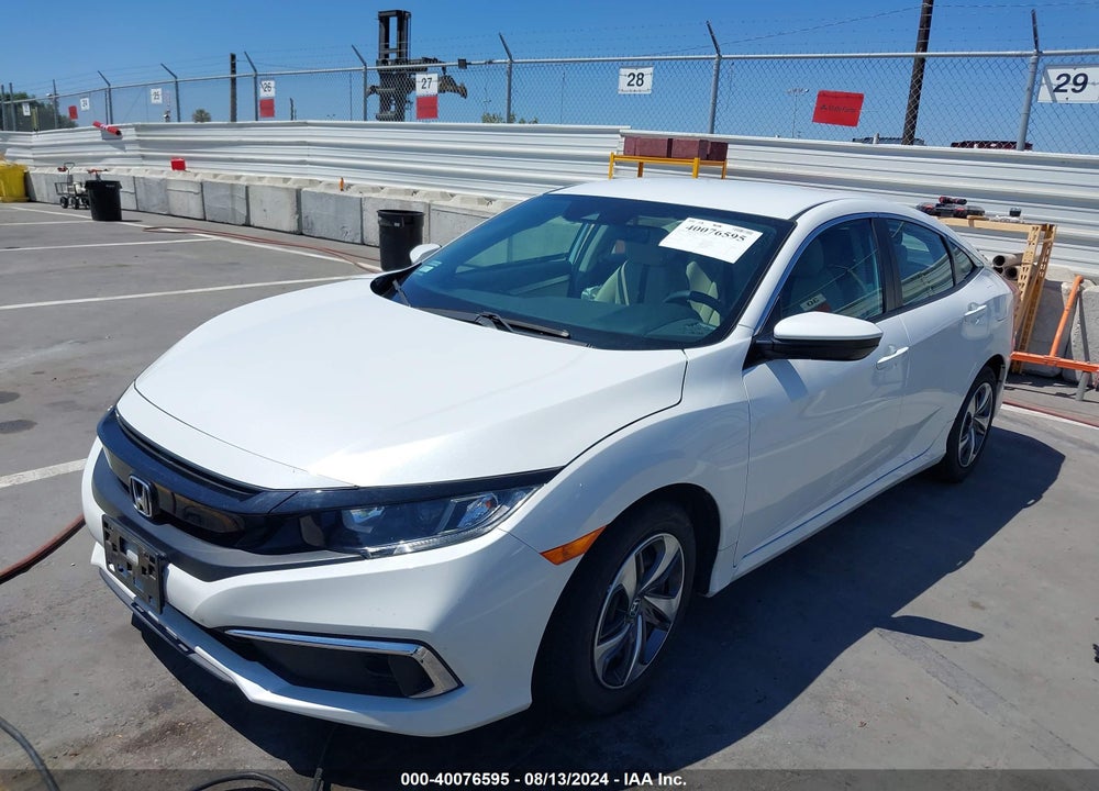 2020 HONDA CIVIC LX VIN: 2HGFC2F63LH546303