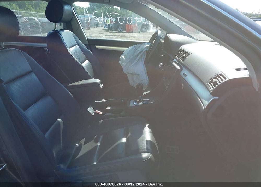 2008 AUDI A4 2.0T VIN: WAUDF78E58A027626
