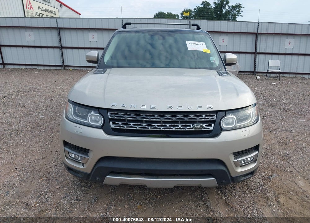 2014 LAND ROVER RANGE ROVER SPORT 3.0L V6 SUPERCHARGED HSE VIN: SALWR2WF0EA330349