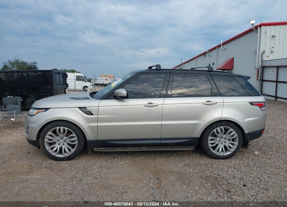 2014 LAND ROVER RANGE ROVER SPORT 3.0L V6 SUPERCHARGED HSE VIN: SALWR2WF0EA330349