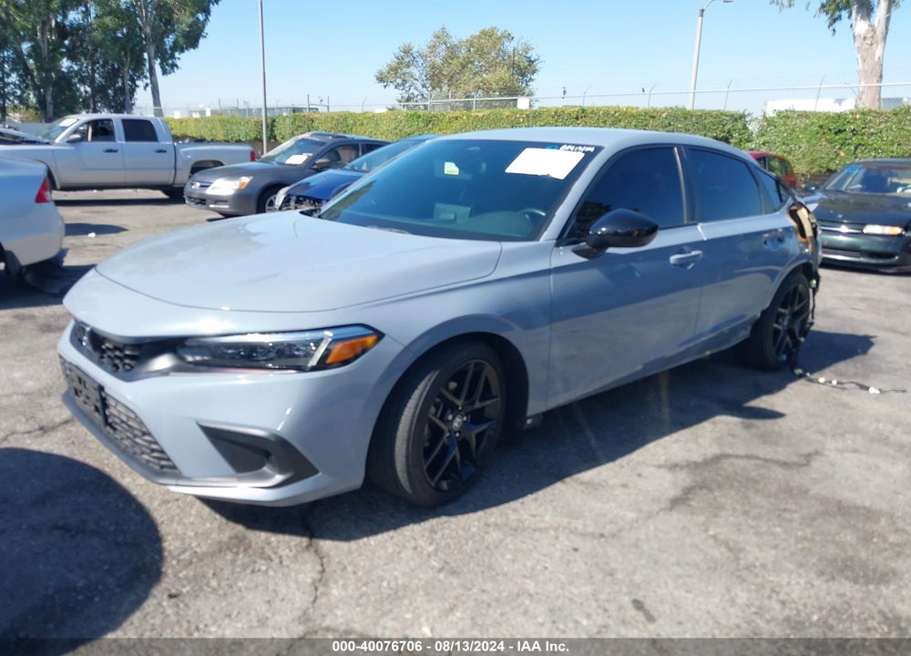 2022 HONDA CIVIC SPORT VIN: 19XFL2H82NE005819
