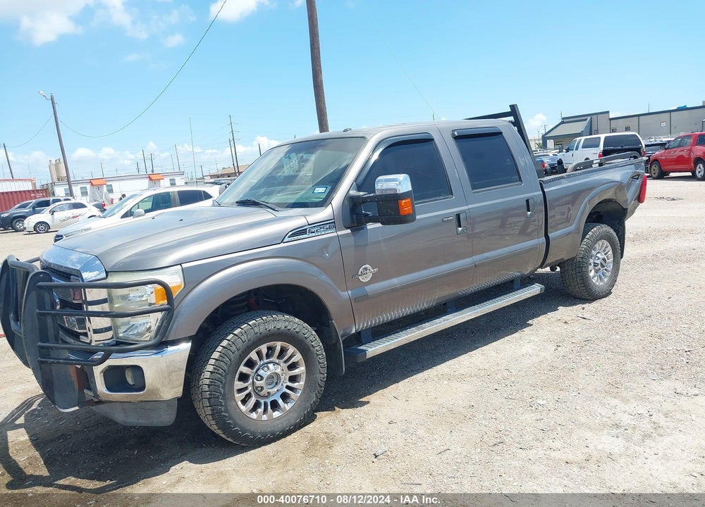 2012 FORD F-250 LARIAT VIN: 1FT7W2BT5CED06313