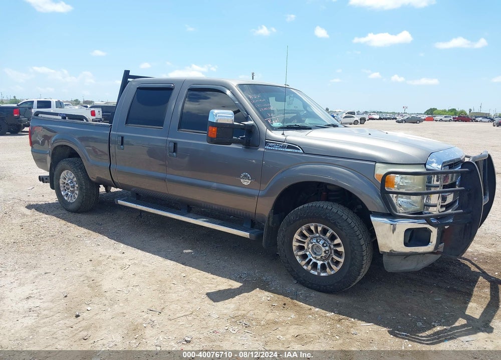 2012 FORD F-250 LARIAT VIN: 1FT7W2BT5CED06313