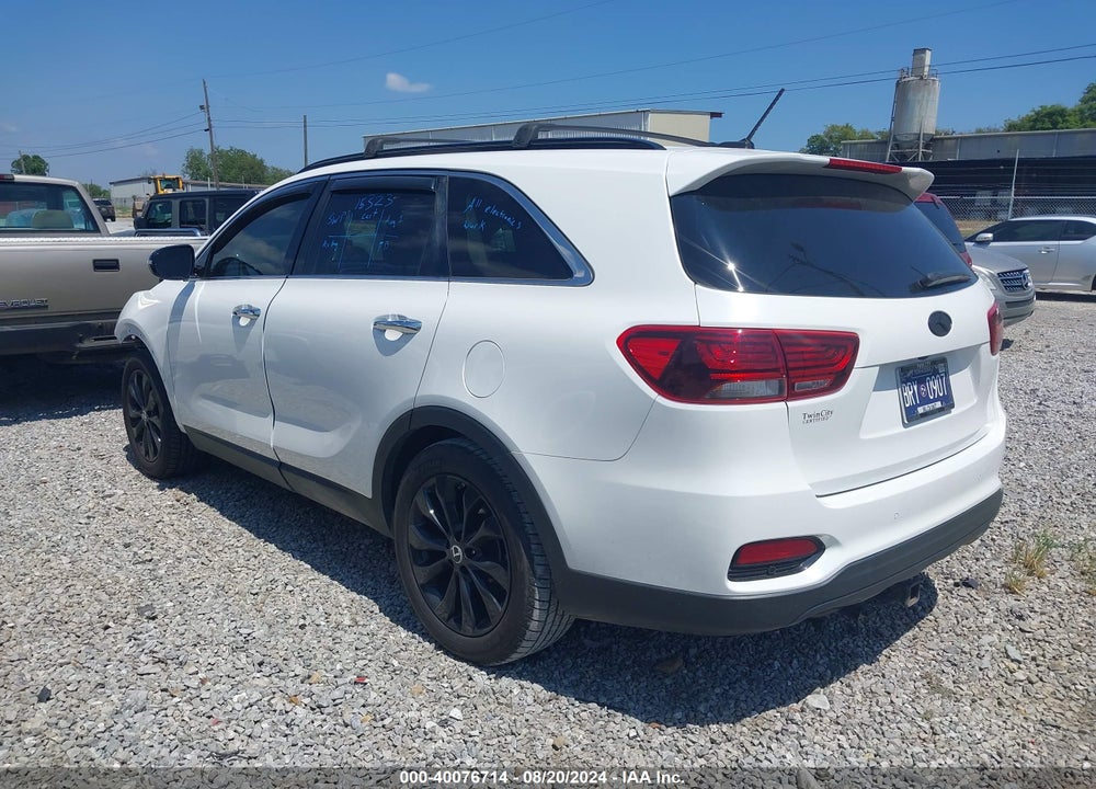 2019 KIA SORENTO 3.3L S VIN: 5XYPG4A58KG594135