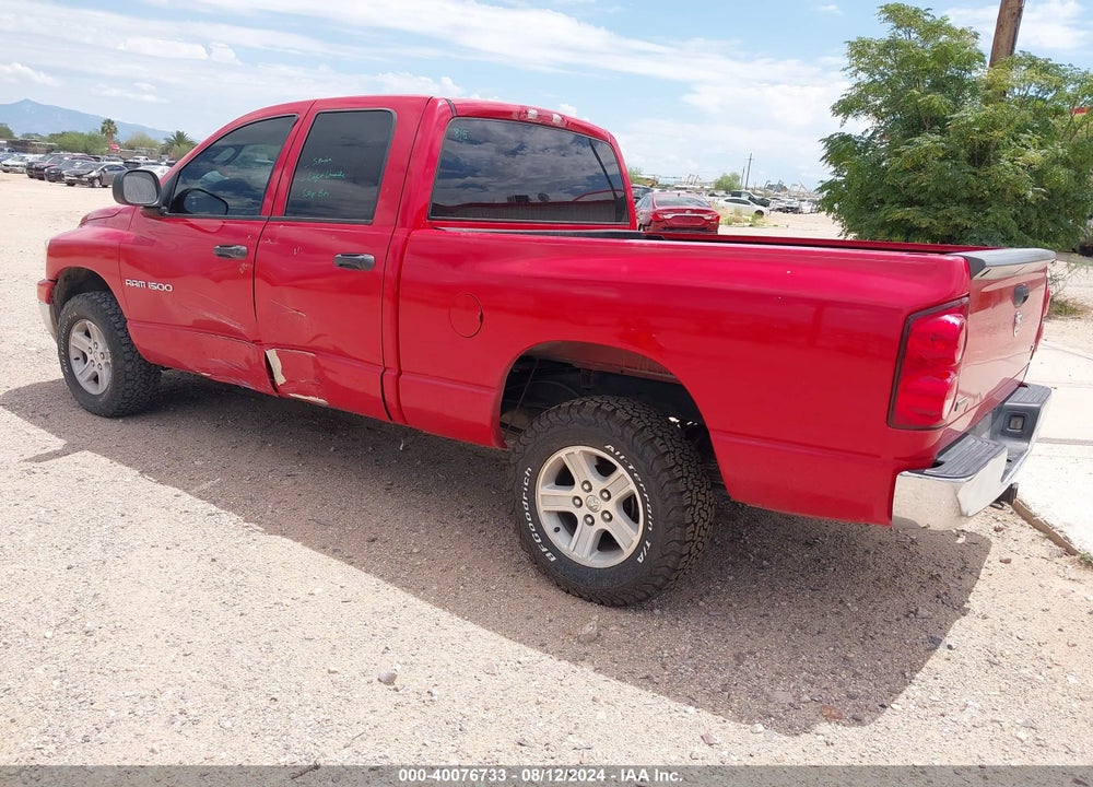 2007 DODGE RAM 1500 SLT VIN: 1D7HA18P07S230553