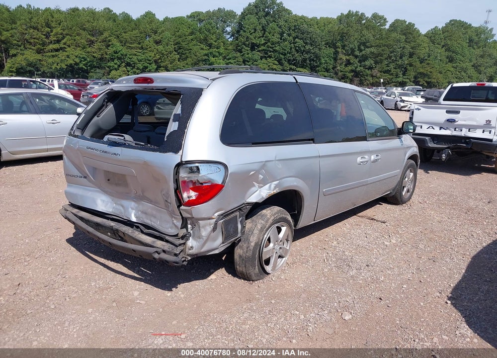 2006 DODGE GRAND CARAVAN SXT VIN: 2D4GP44L96R699913