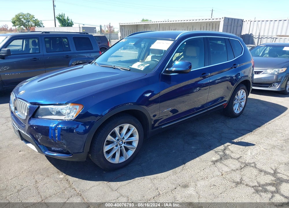 2013 BMW X3 XDRIVE28I VIN: 5UXWX9C59D0A26654