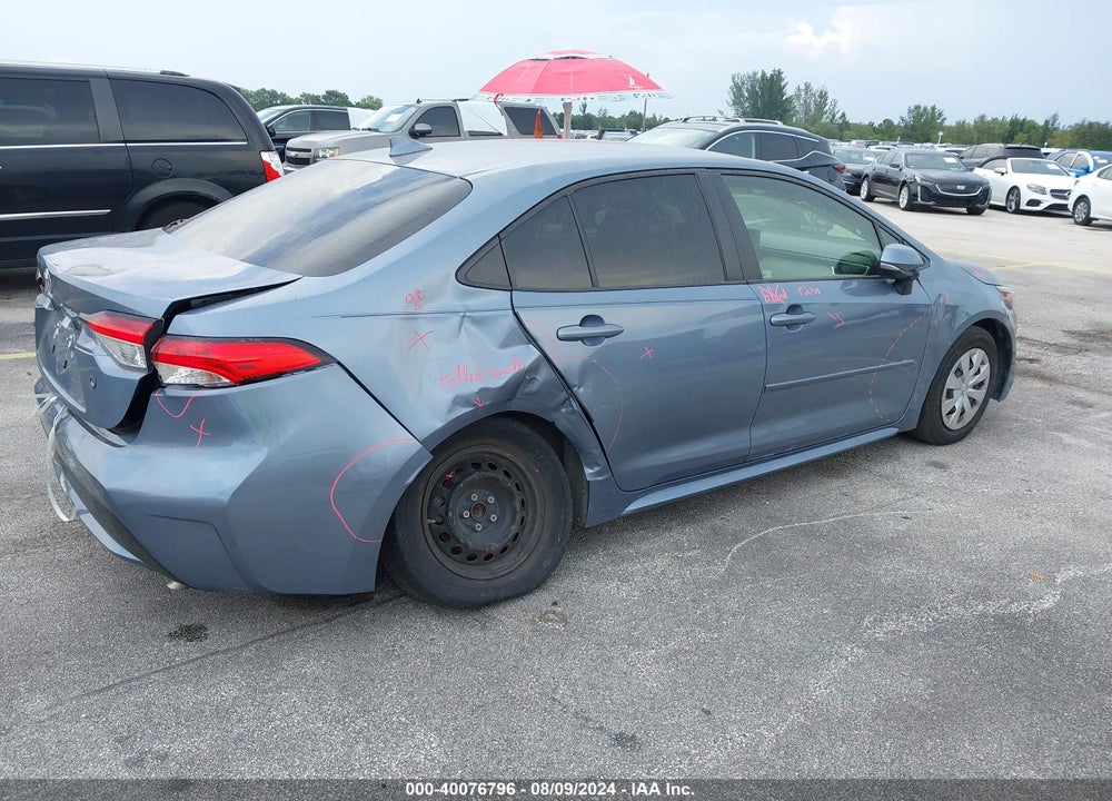 2021 TOYOTA COROLLA L VIN: JTDDPMAE4MJ171817