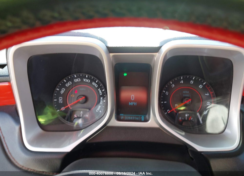 2012 CHEVROLET CAMARO 2SS VIN: 2G1FK1EJ5C9211810