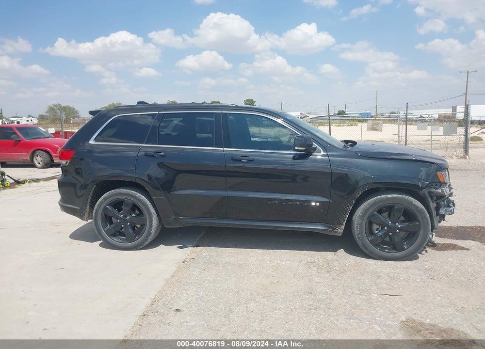 2016 CHEROKEE JEEP GRAND  HIGH ALTITUDE VIN: 1C4RJECG7GC382420