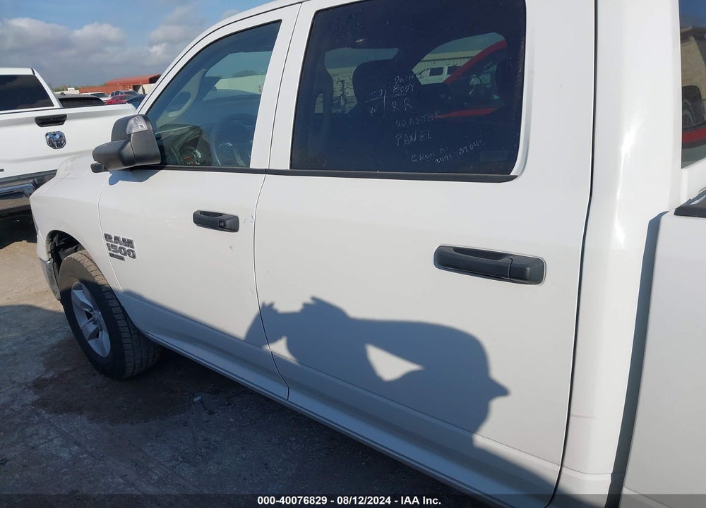 2022 RAM 1500 CLASSIC TRADESMAN 4X4 5'7 BOX VIN: 3C6RR7KGXNG206503
