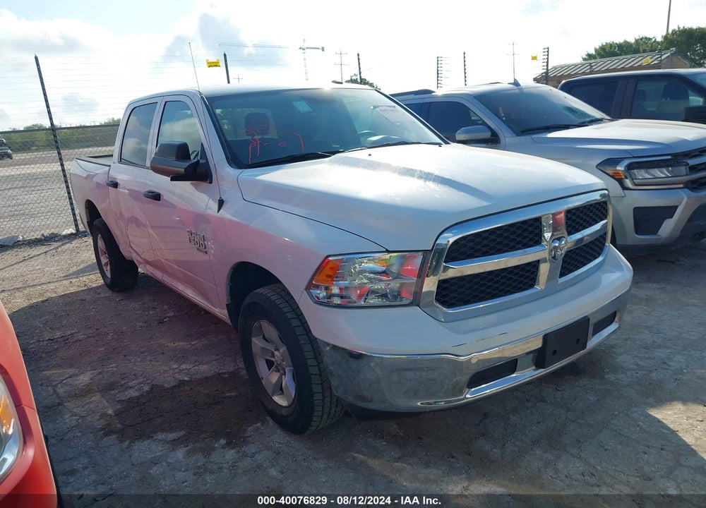2022 RAM 1500 CLASSIC TRADESMAN 4X4 5'7 BOX VIN: 3C6RR7KGXNG206503