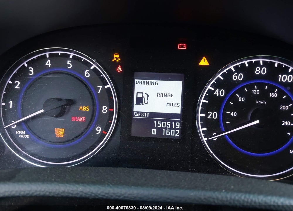 2012 INFINITI G37 JOURNEY VIN: JN1CV6EK9CM421761