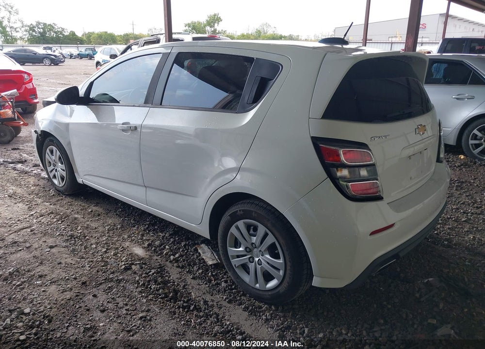 2017 CHEVROLET SONIC LT AUTO VIN: 1G1JG6SH4H4137154
