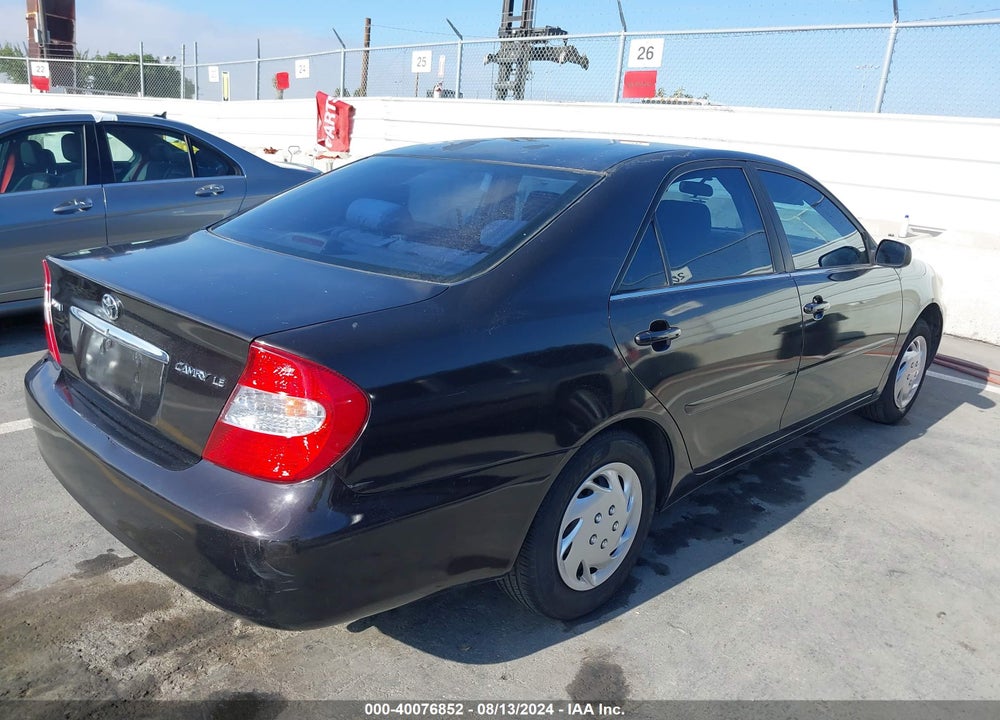 2004 TOYOTA CAMRY LE VIN: 4T1BE32K54U813760
