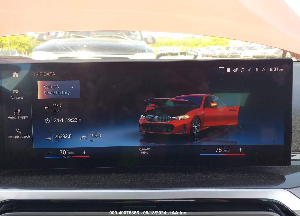 2023 BMW 330I XDRIVE VIN: 3MW89FF05P8D07812