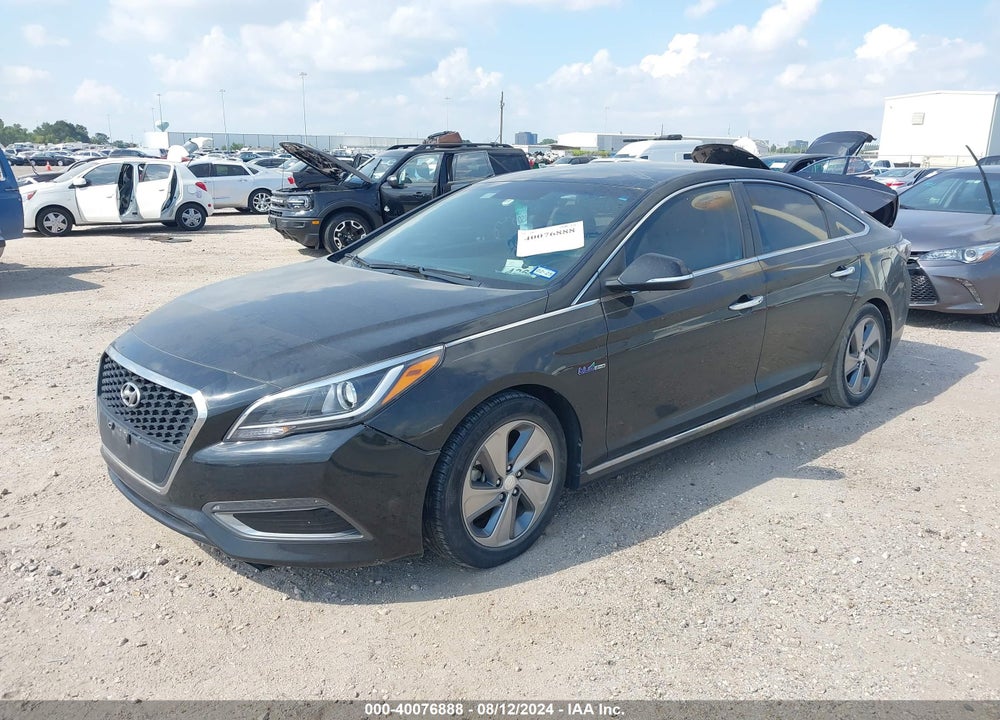 2017 HYUNDAI SONATA HYBRID LIMITED VIN: KMHE34L15HA058390