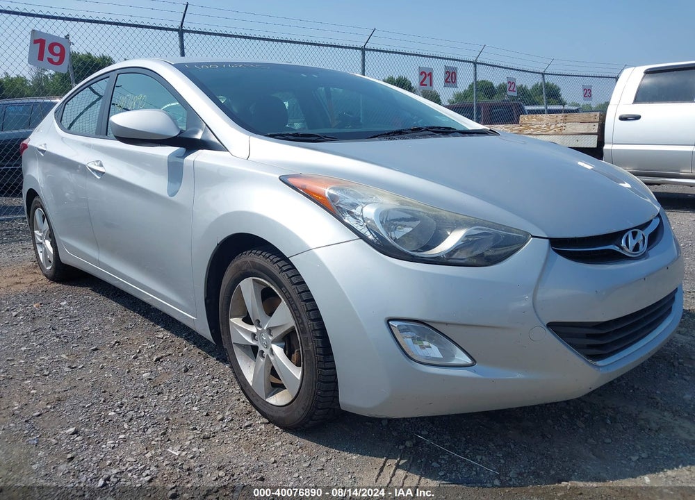 2013 HYUNDAI ELANTRA GLS VIN: 5NPDH4AE2DH345373