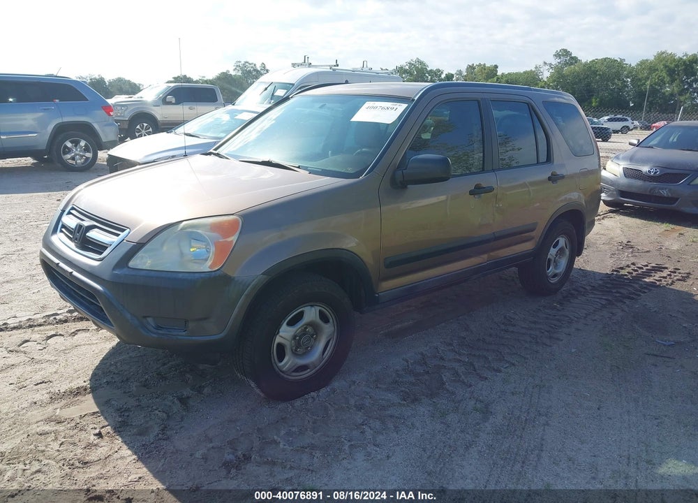 2002 HONDA CR-V LX VIN: JHLRD684X2C022601