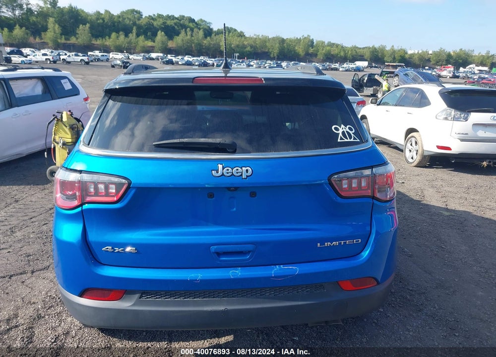 2018 JEEP COMPASS LIMITED 4X4 VIN: 3C4NJDCB4JT423465