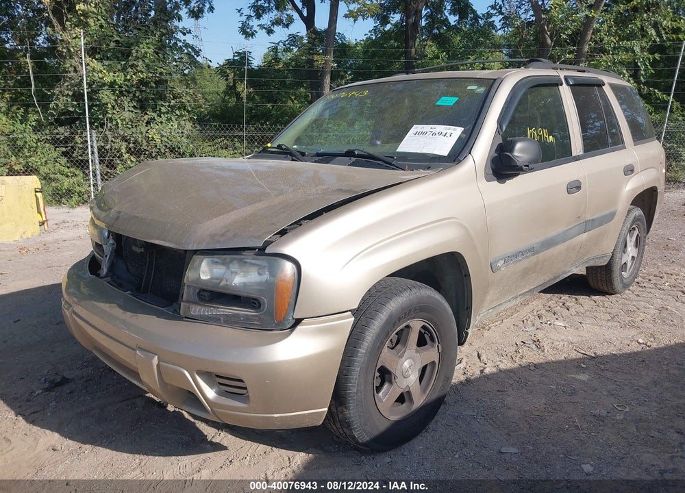 2004 CHEVROLET TRAILBLAZER LS VIN: 1GNDT13SX42324845