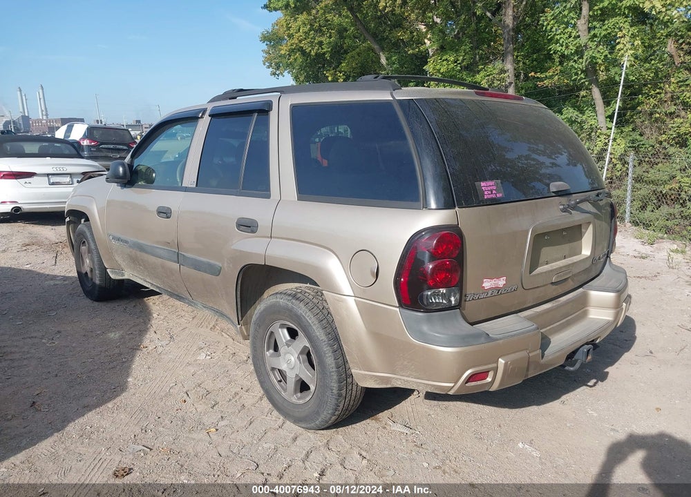 2004 CHEVROLET TRAILBLAZER LS VIN: 1GNDT13SX42324845