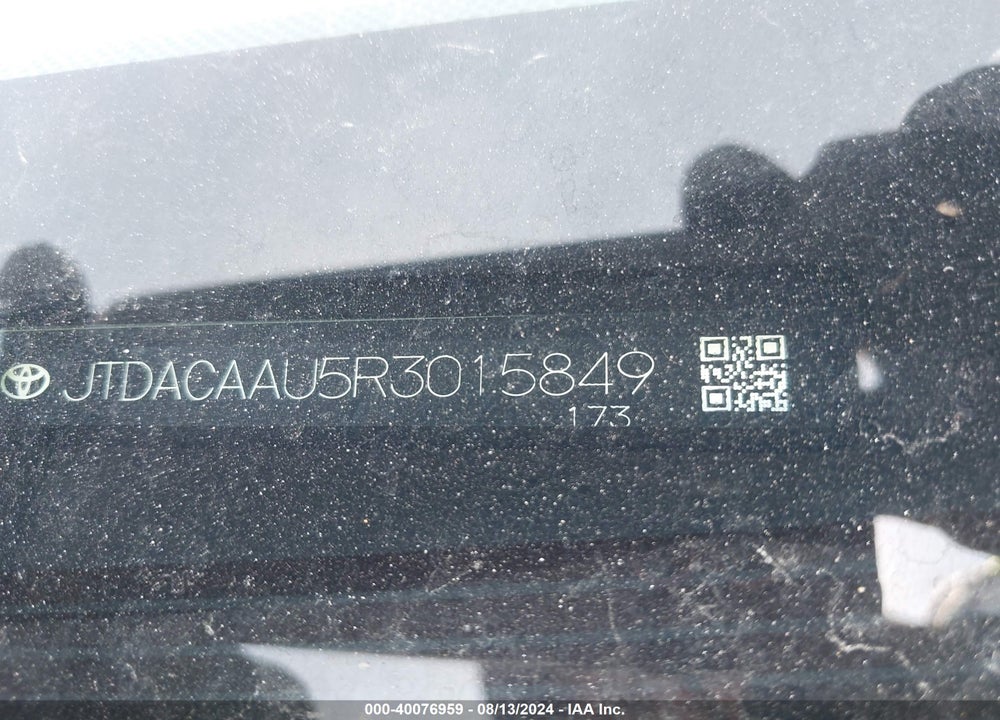 2024 TOYOTA PRIUS LE VIN: JTDACAAU5R3015849
