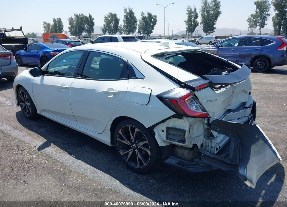 2019 HONDA CIVIC LX VIN: SHHFK7H31KU404097