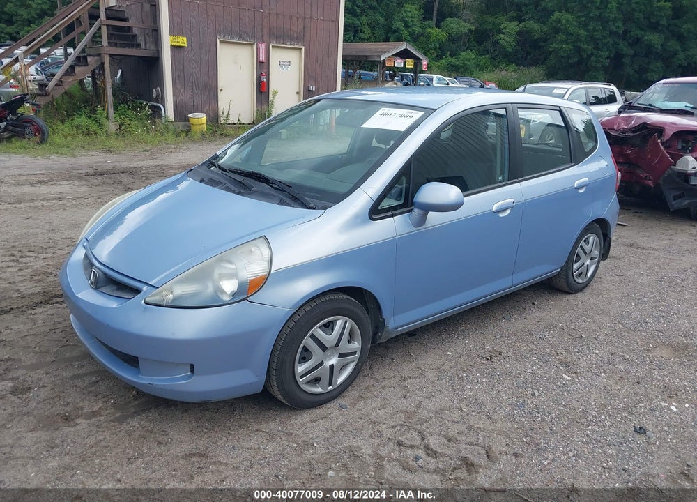 2008 HONDA FIT VIN: JHMGD37438S027639