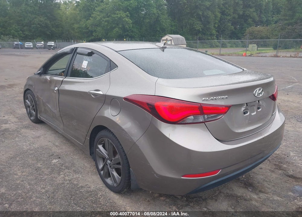 2014 HYUNDAI ELANTRA LIMITED VIN: 5NPDH4AE0EH541166