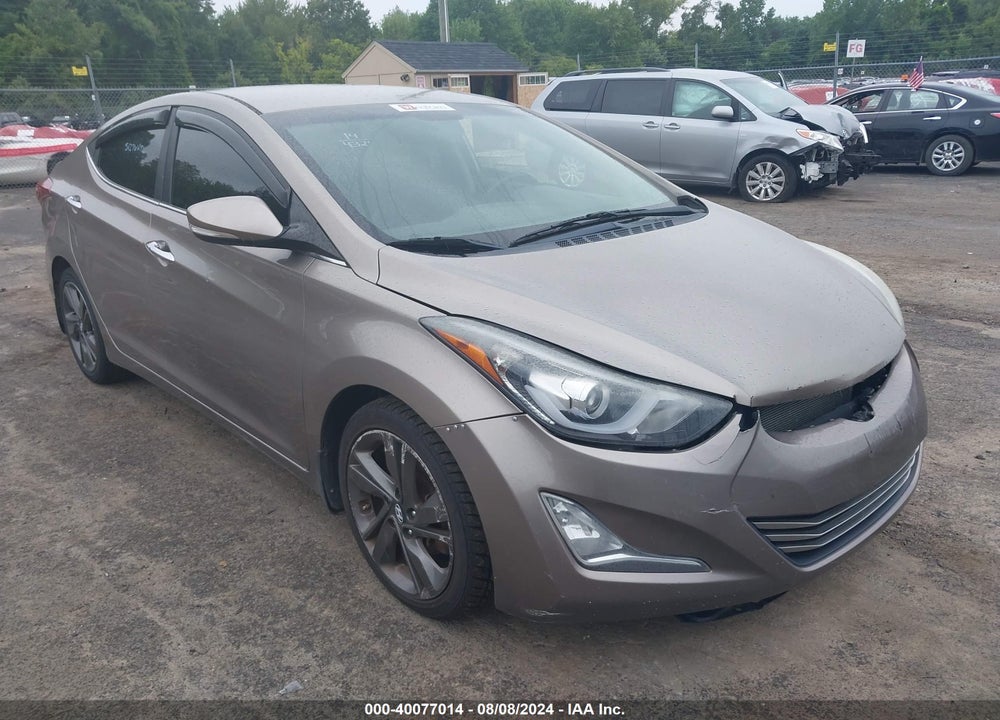 2014 HYUNDAI ELANTRA LIMITED VIN: 5NPDH4AE0EH541166