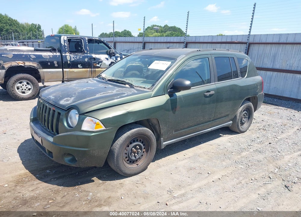 2007 JEEP COMPASS SPORT VIN: 1J8FT47W47D320484