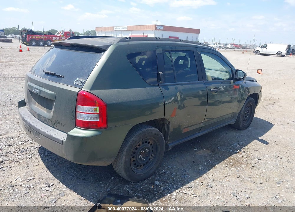 2007 JEEP COMPASS SPORT VIN: 1J8FT47W47D320484