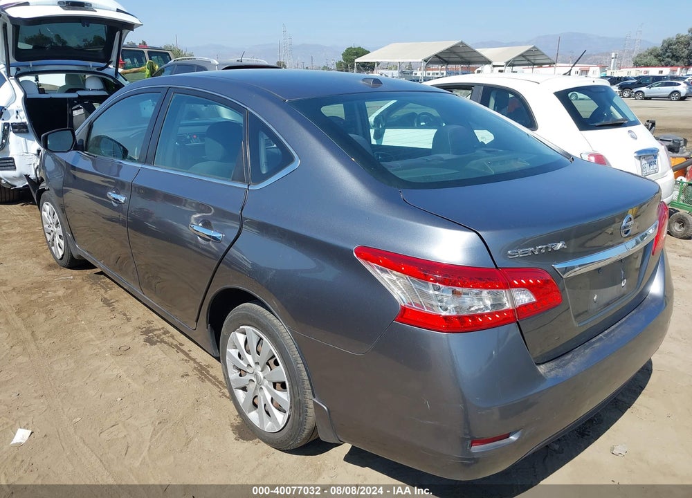 2015 NISSAN SENTRA SV VIN: 3N1AB7AP9FY321815