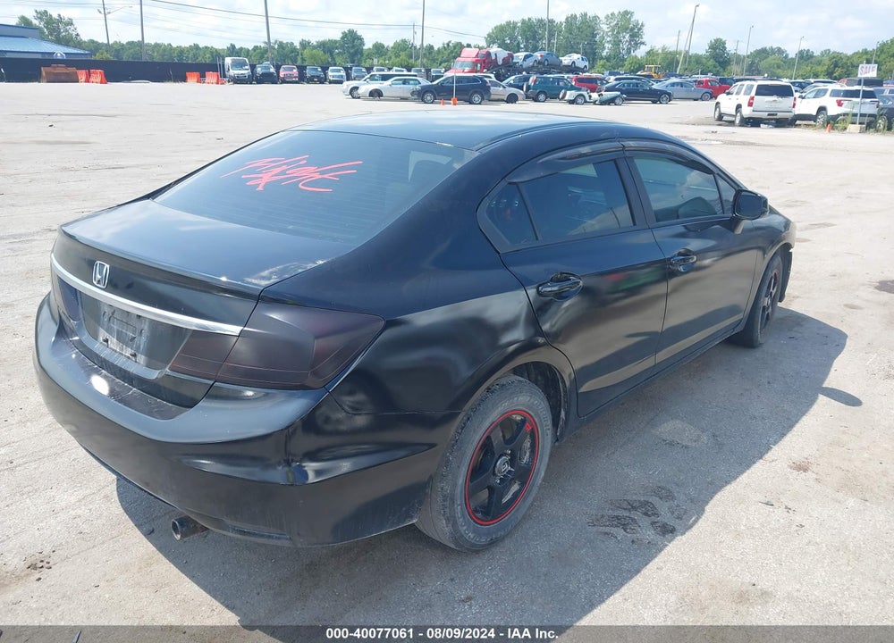 2013 HONDA CIVIC LX VIN: 19XFB2F5XDE076373