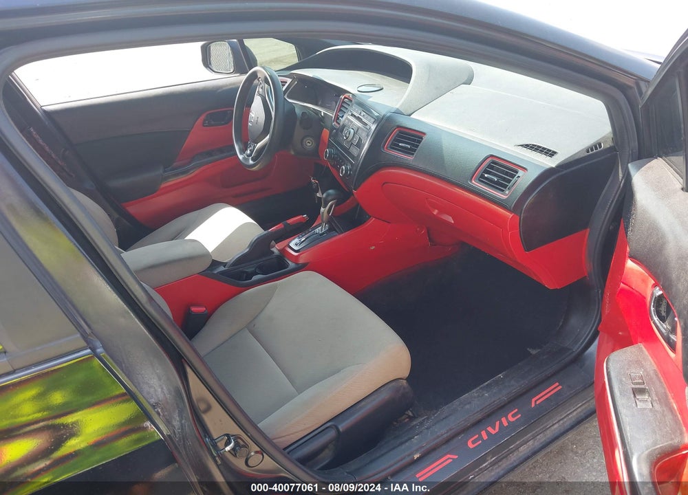 2013 HONDA CIVIC LX VIN: 19XFB2F5XDE076373