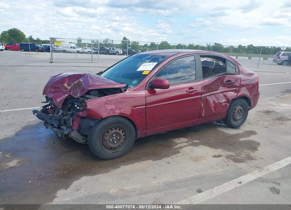 2010 HYUNDAI ACCENT GLS VIN: KMHCN4ACXAU433197