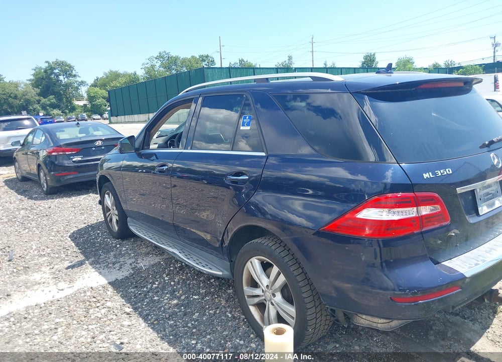 2013 MERCEDES-BENZ ML 350 4MATIC VIN: 4JGDA5HB5DA264392