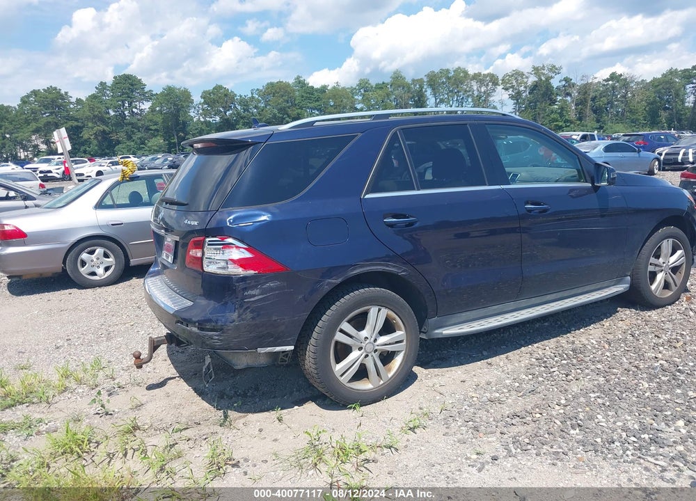 2013 MERCEDES-BENZ ML 350 4MATIC VIN: 4JGDA5HB5DA264392