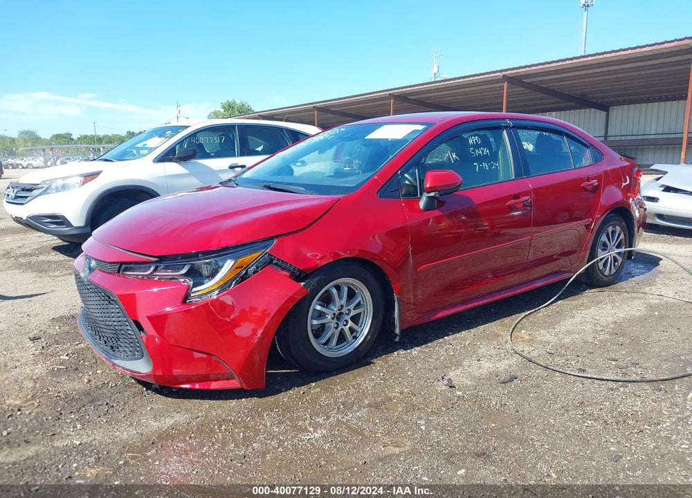 2022 TOYOTA COROLLA HYBRID LE VIN: JTDEAMDE1NJ052836